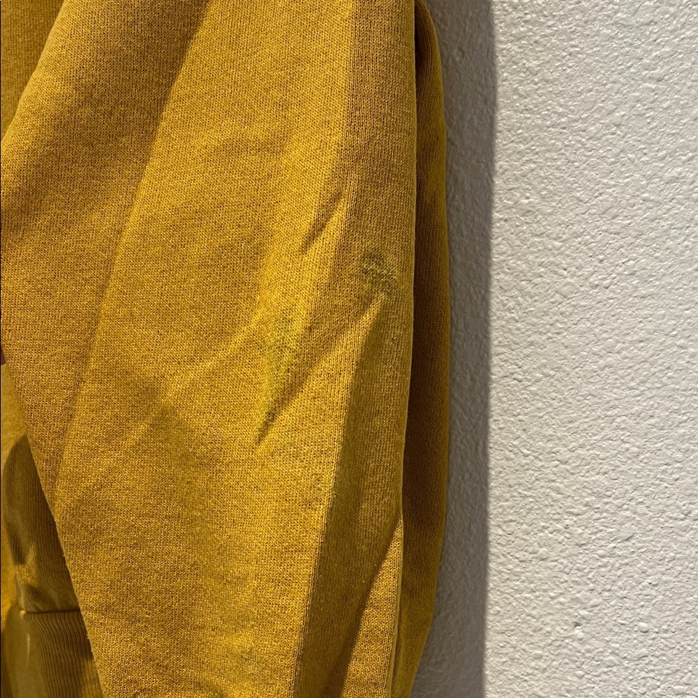 Vintage Rebel Yell Mustard Graphic Crew Neck Sweater - Picture 7 of 9